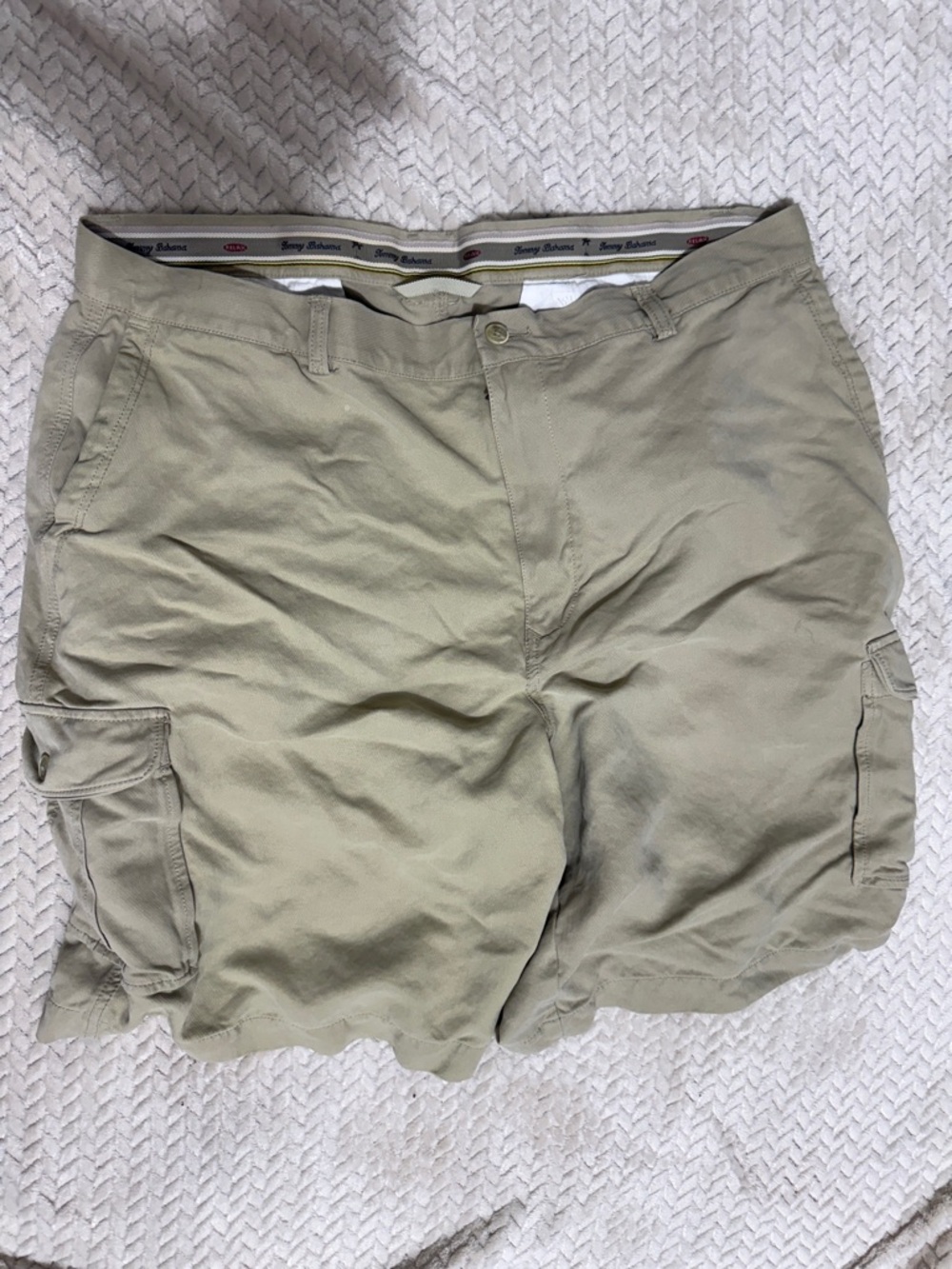 Tommy Bahama Men's Cargo Shorts - Olive/Tan